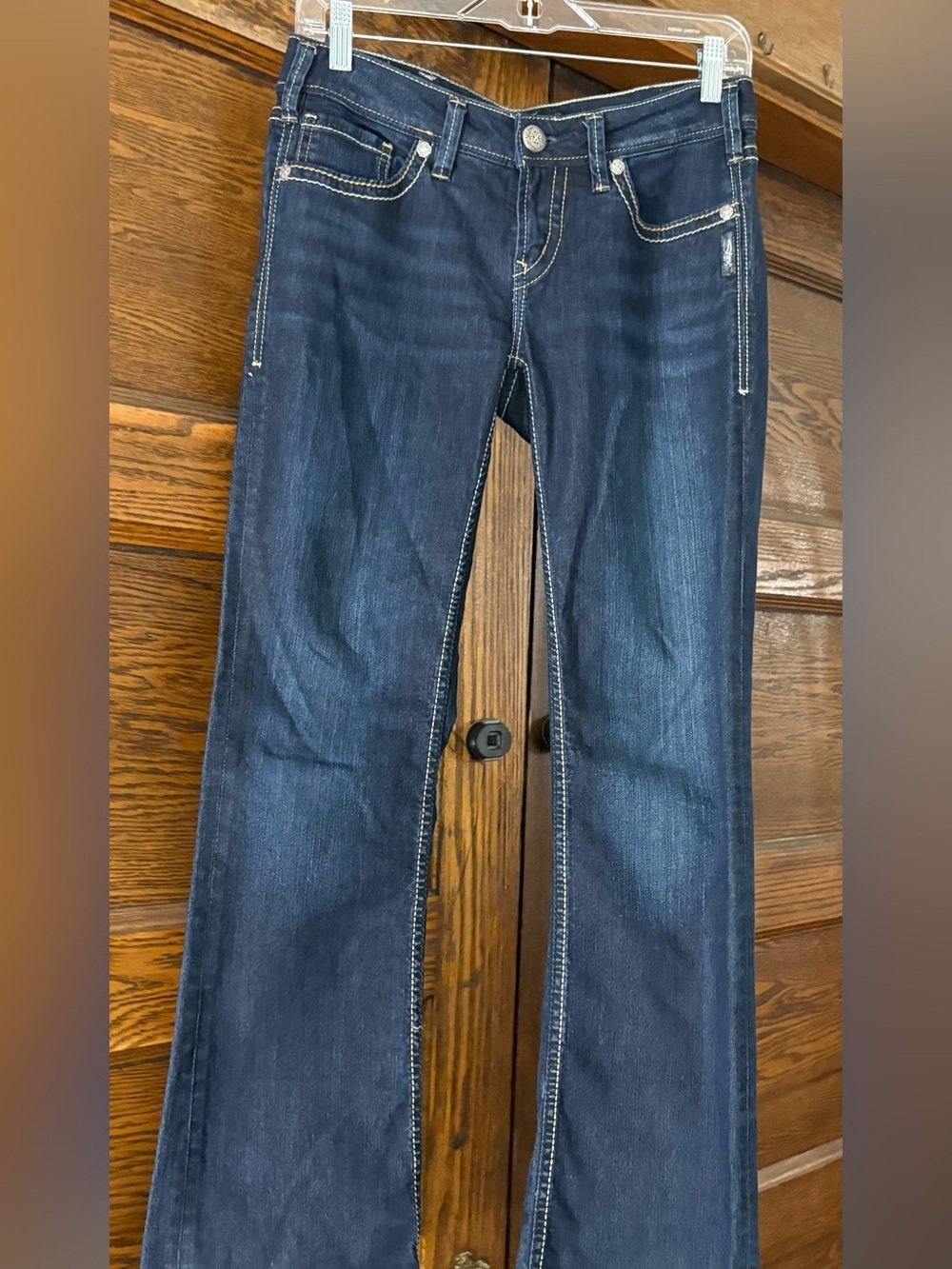 SilverJean Co. Women's Dark Blue Bootcut Jeans